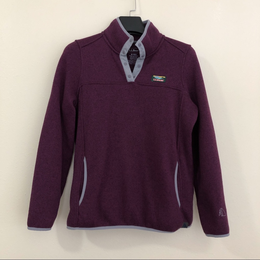 LL Bean Fleece Pullover (Size M)